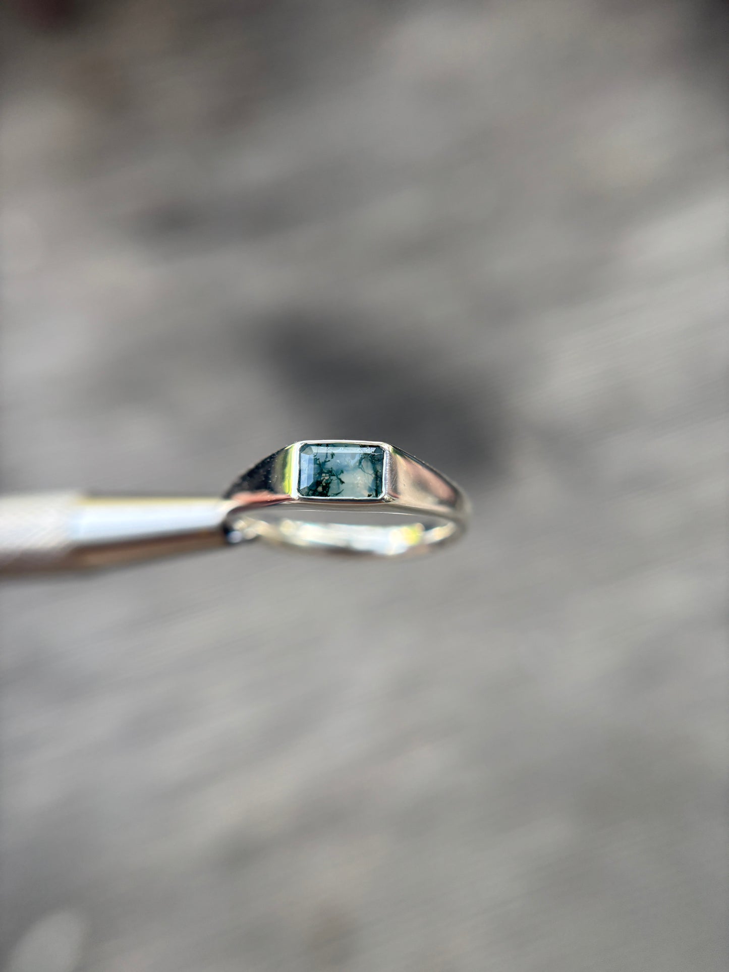 Anillo Musgo de Plata