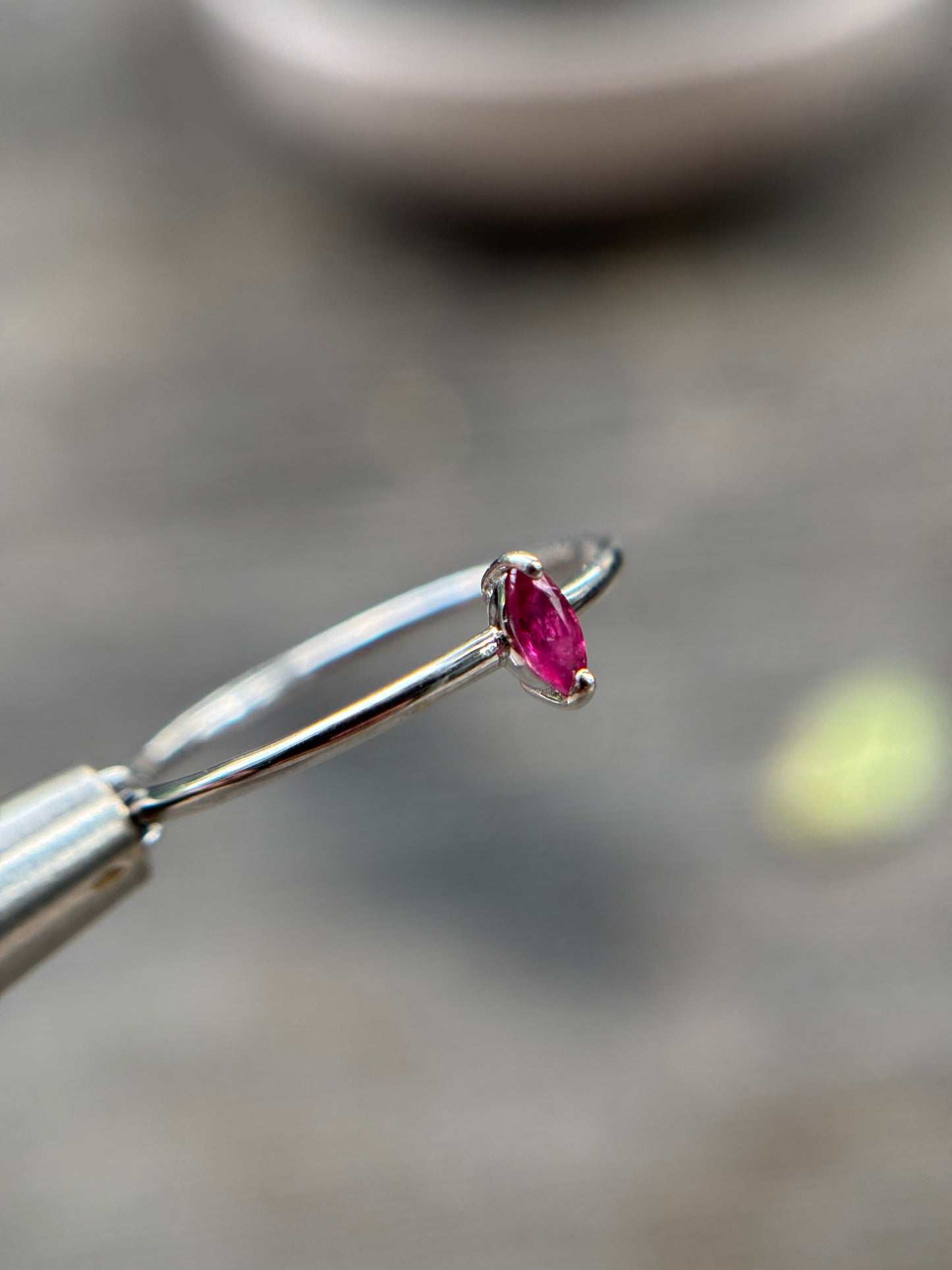 Anillo Rubí Marquise