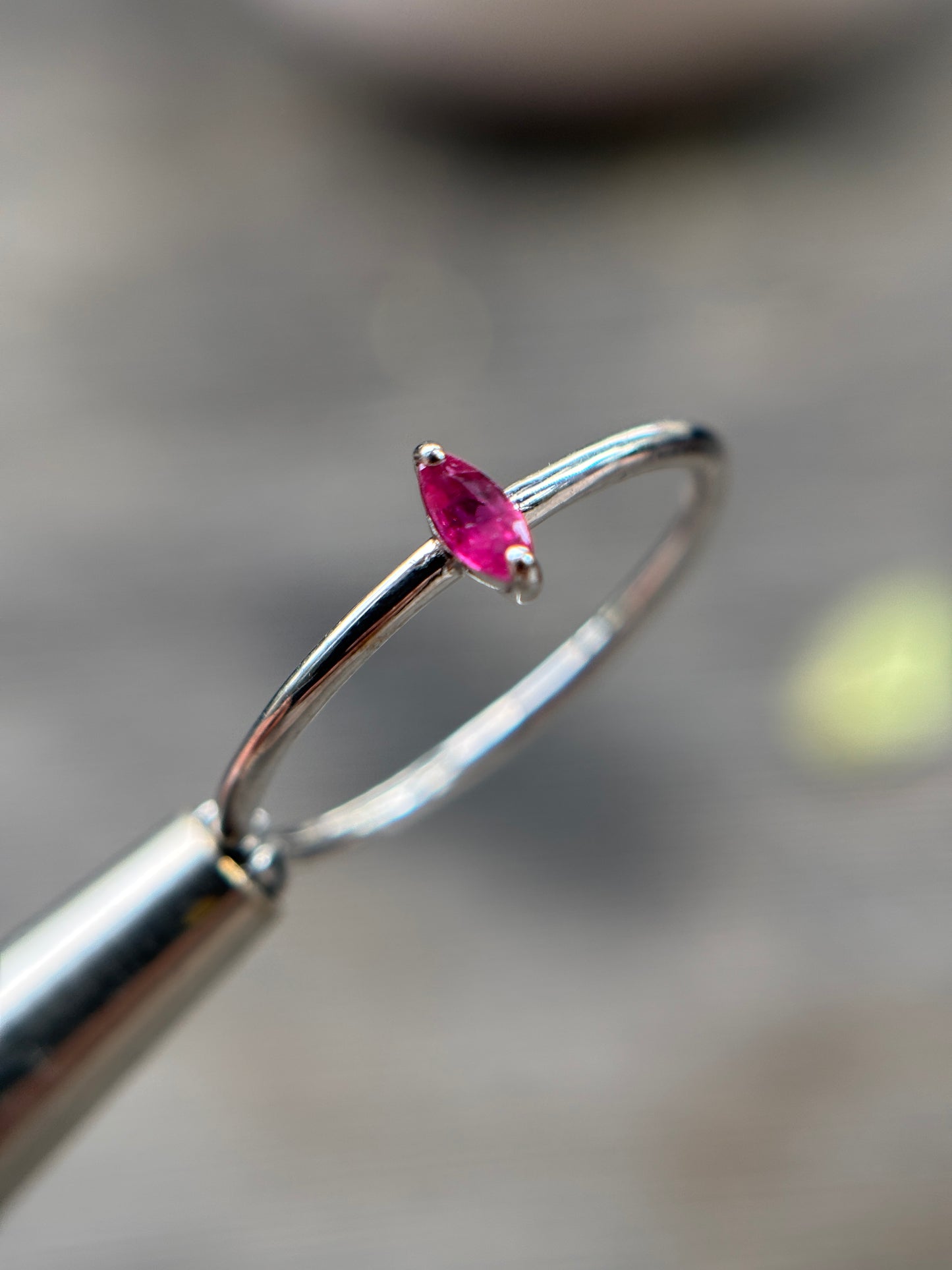 Anillo Rubí Marquise