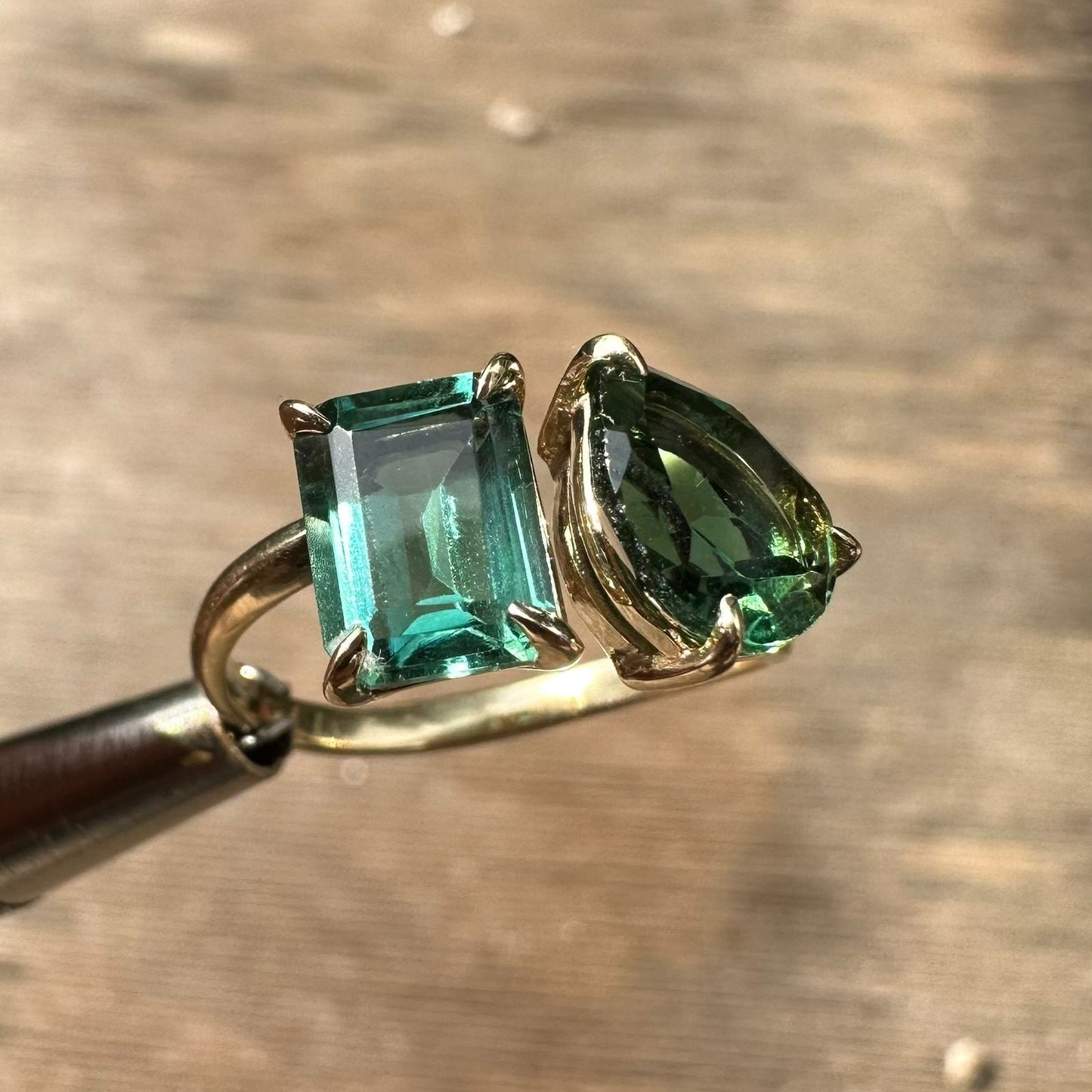 Anillo Cuarzo Verde