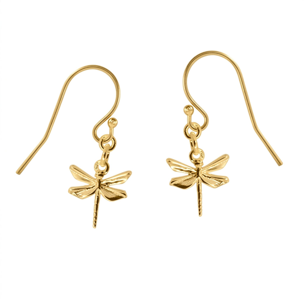 Aretes Libélula Origami Plata .925