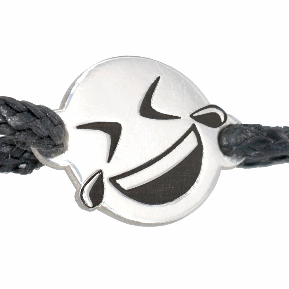 Emoji Risas de Plata .925