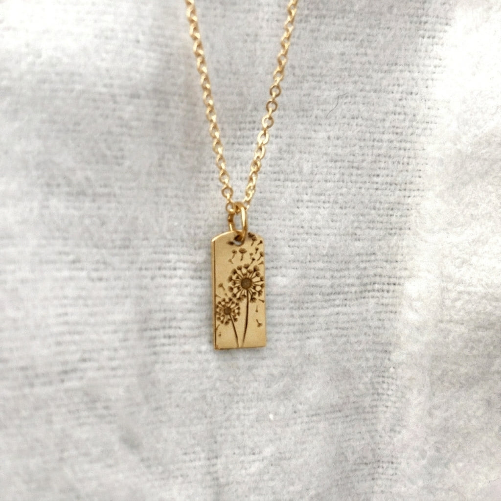 Collar Diente de León Plata .925 | Nécora
