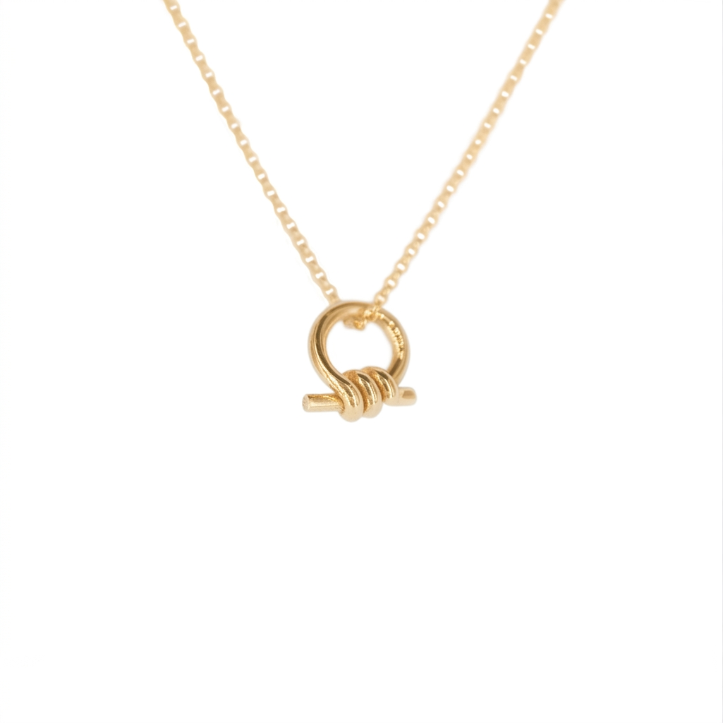 Collar Nudo Plata