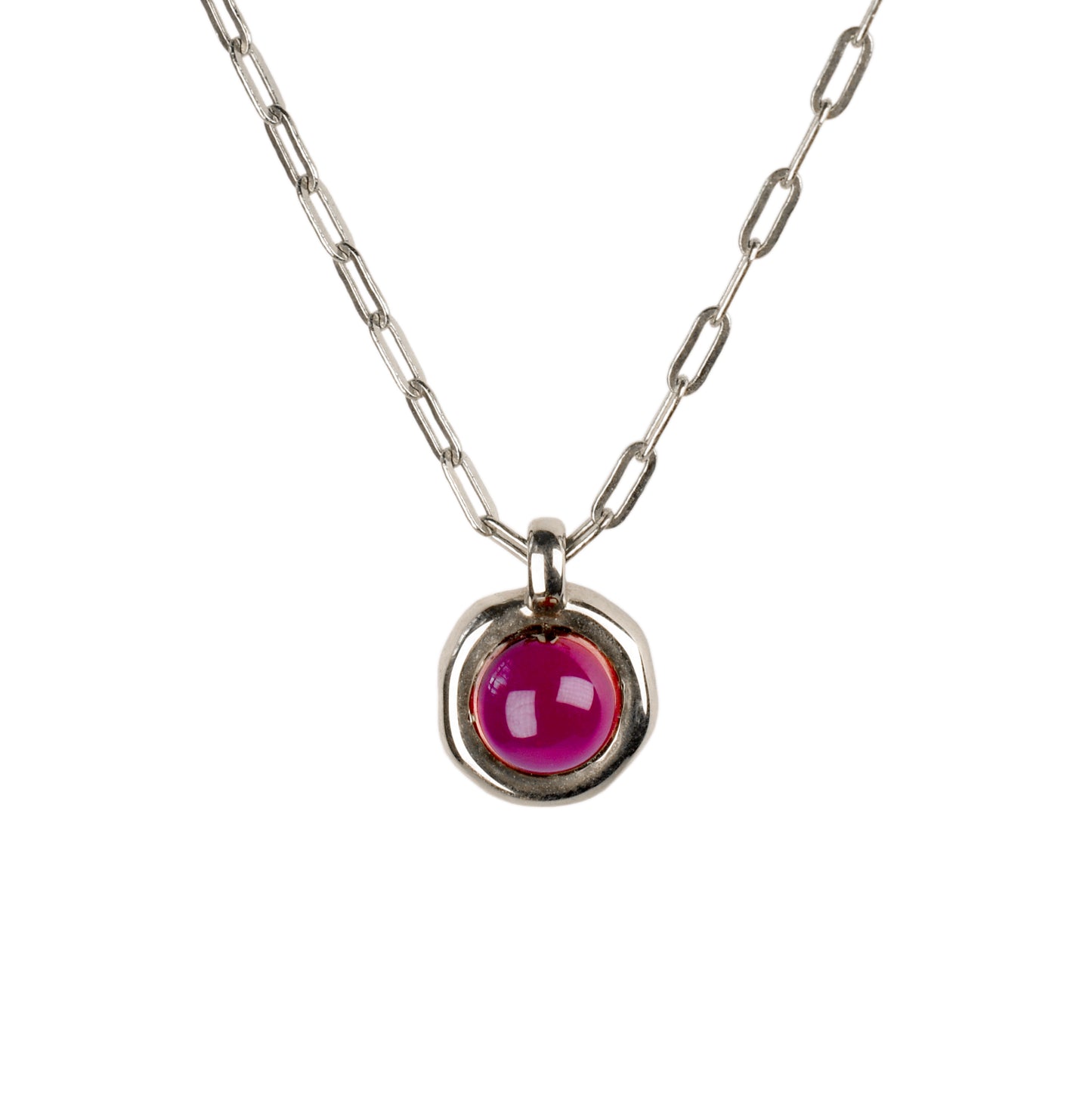 Collar Rubí Cabujón