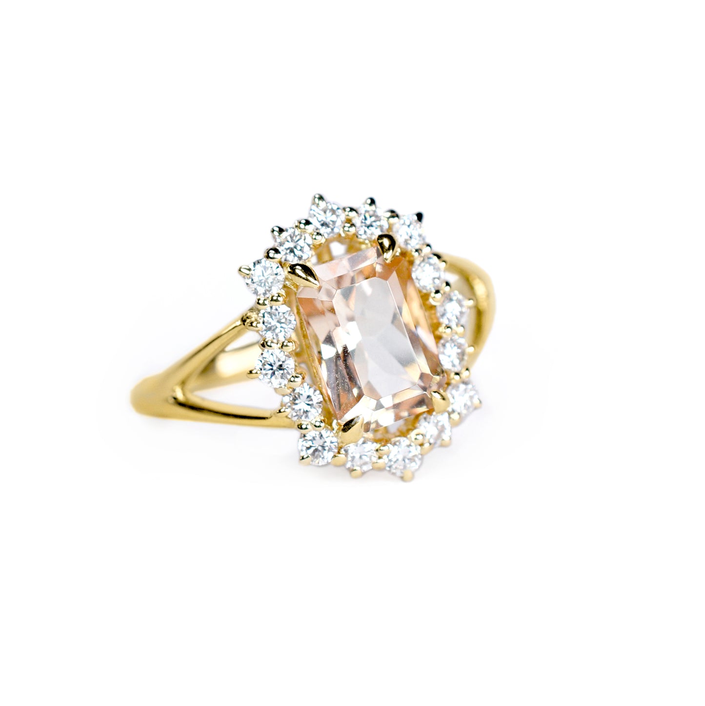 Anillo Morganita Dorada