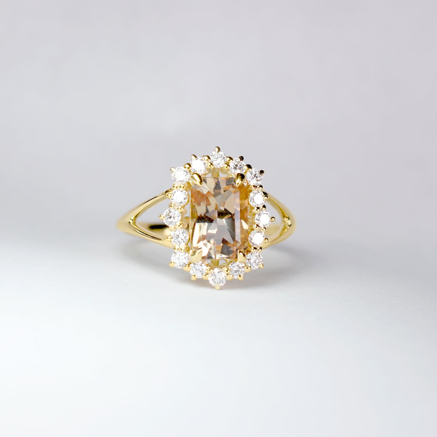 Anillo Morganita Dorada