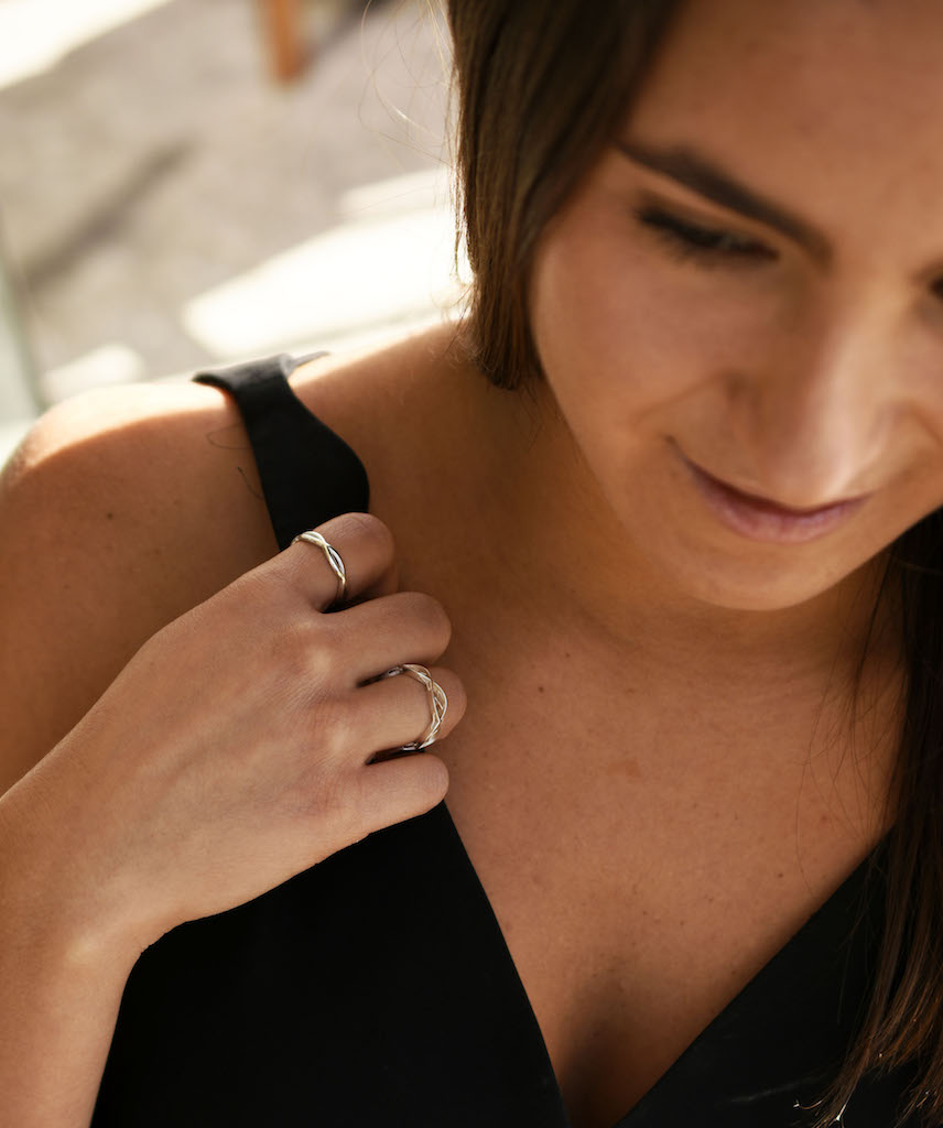 Anillo Alya plata