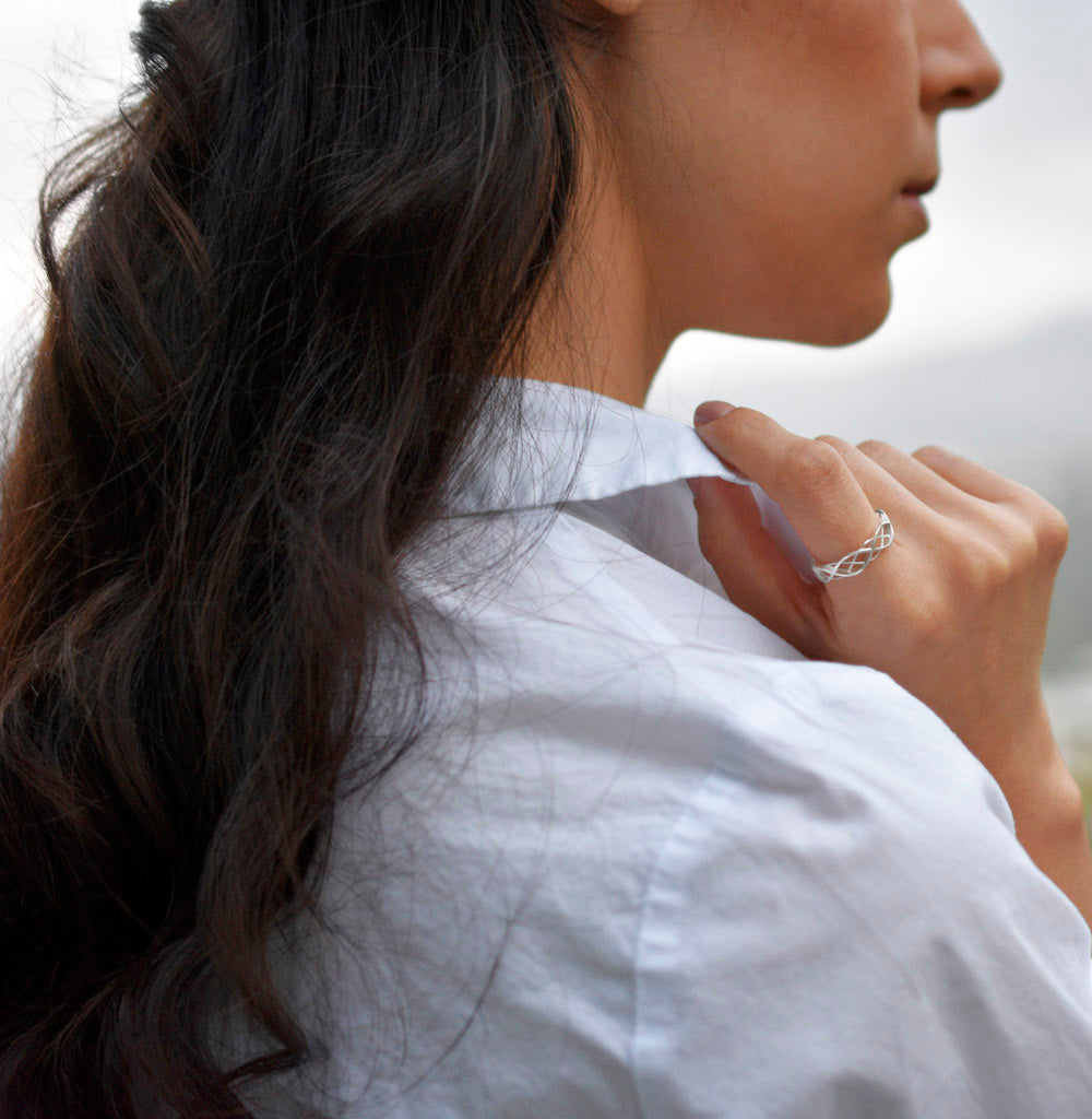 Anillo Alya plata