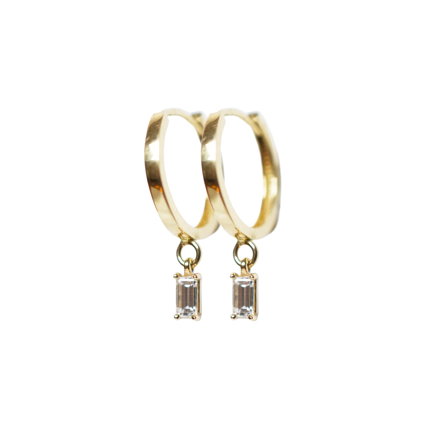 Aretes Diamantes Baguettes