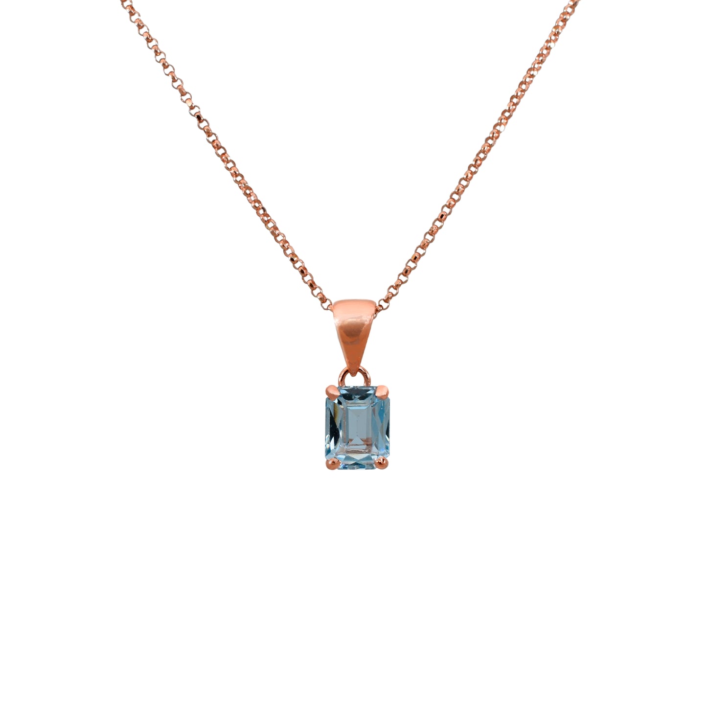 Collar Aguamarina