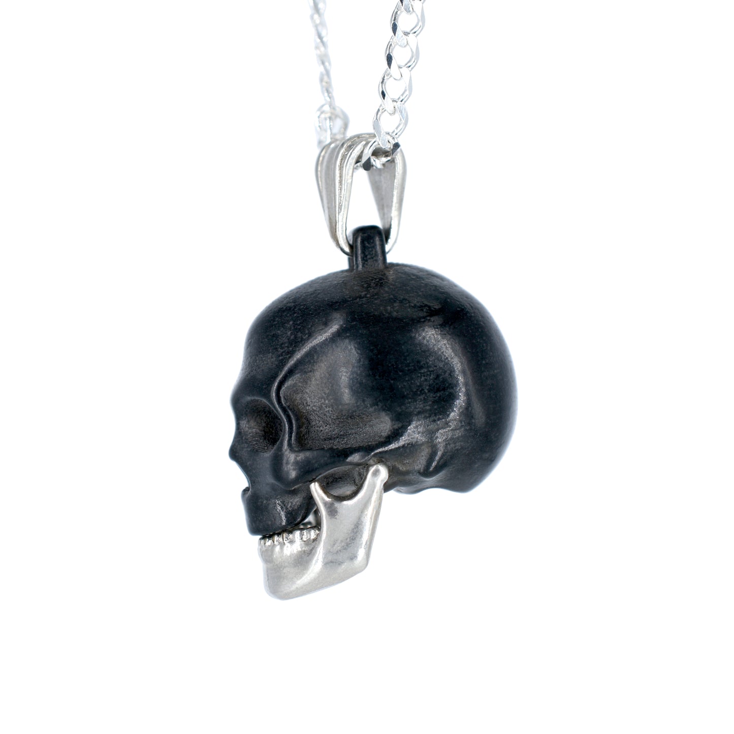 Dije de Cráneo PA12 + Plata