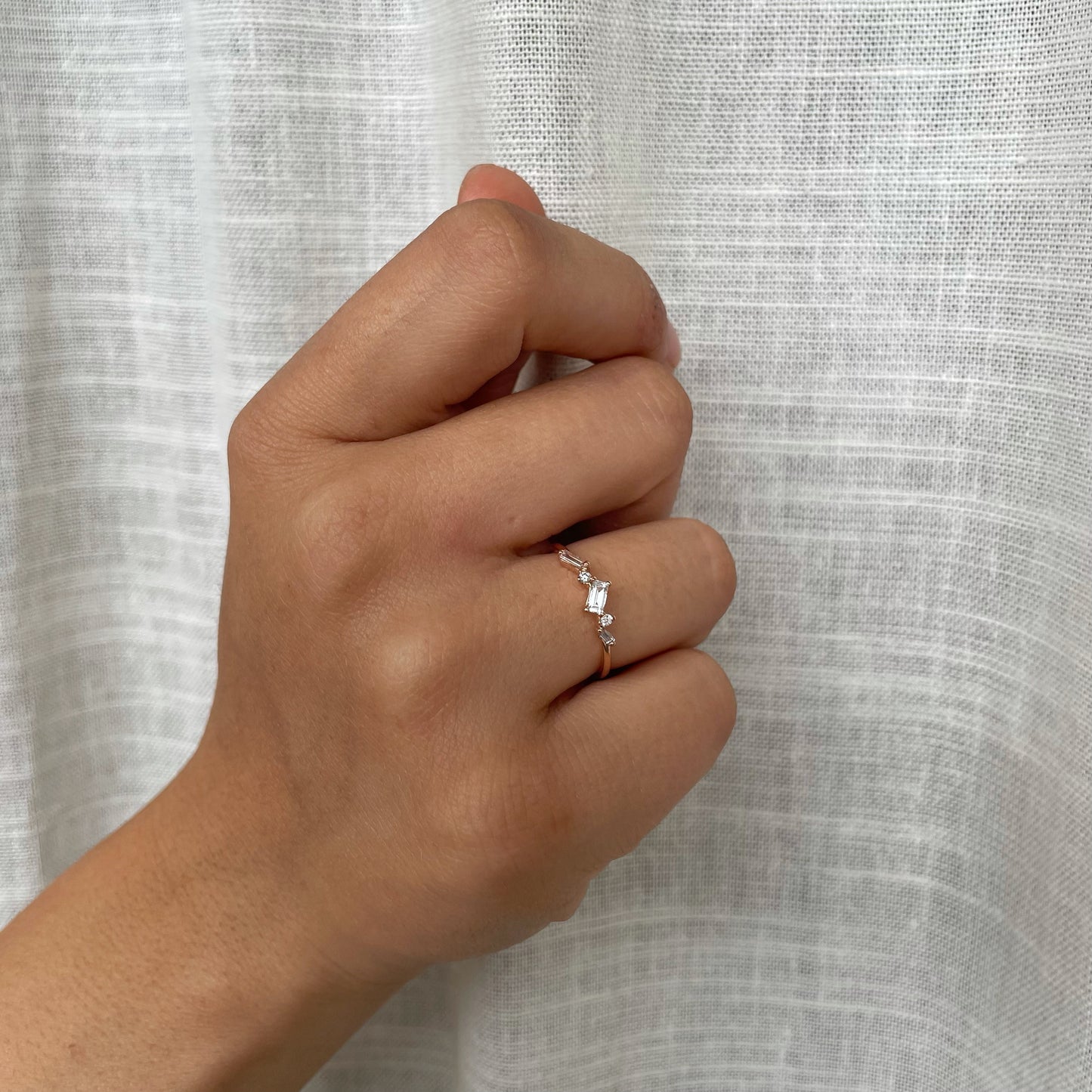 Anillo Cluster Diamantes Uge.