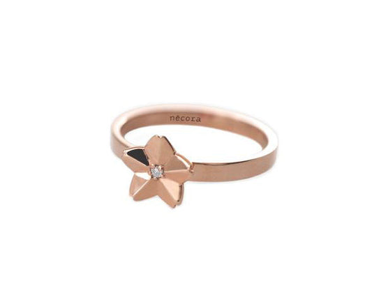 Anillo Sakura Origami  Oro 14K