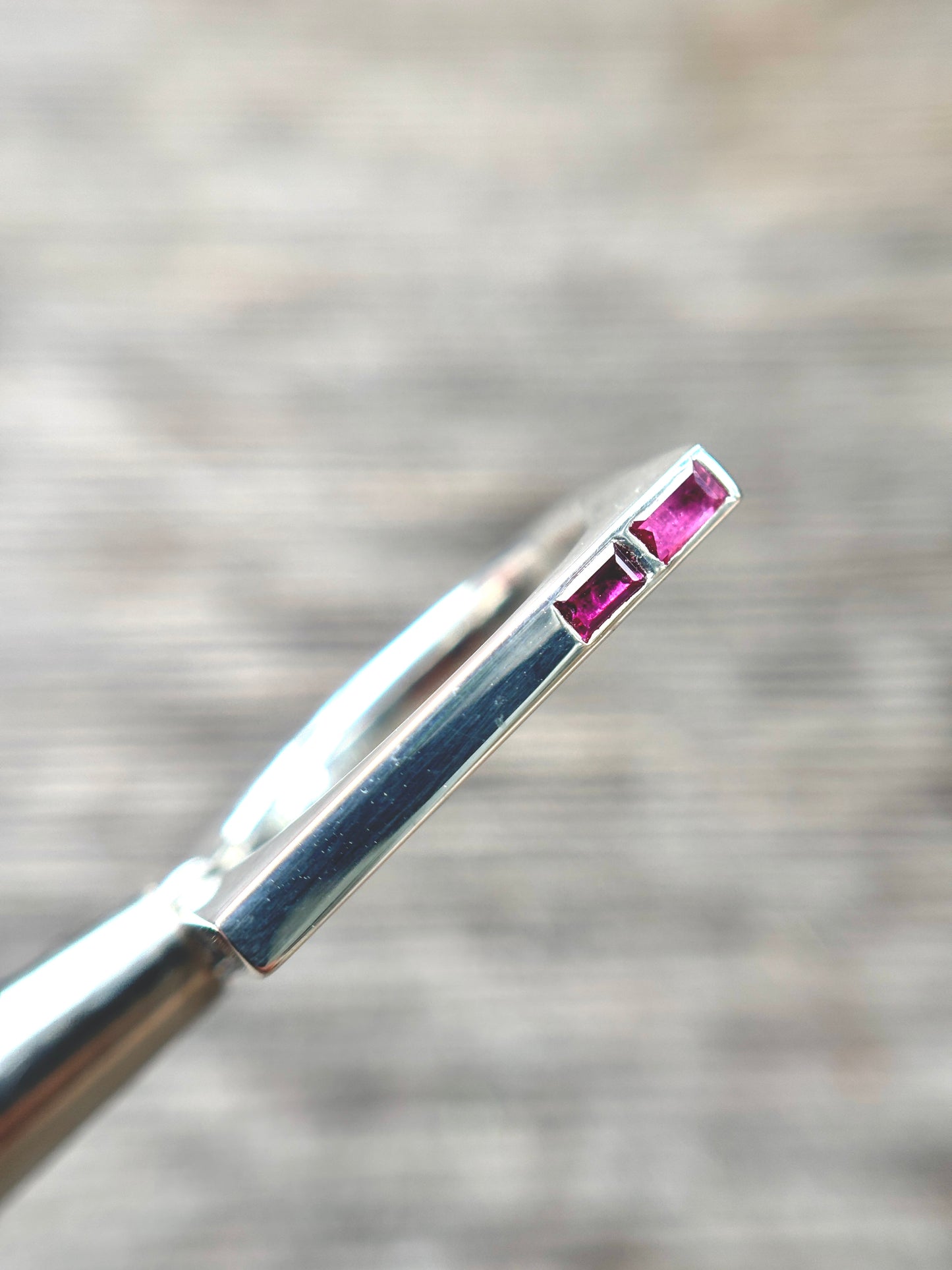 Anillo Baguette Plata