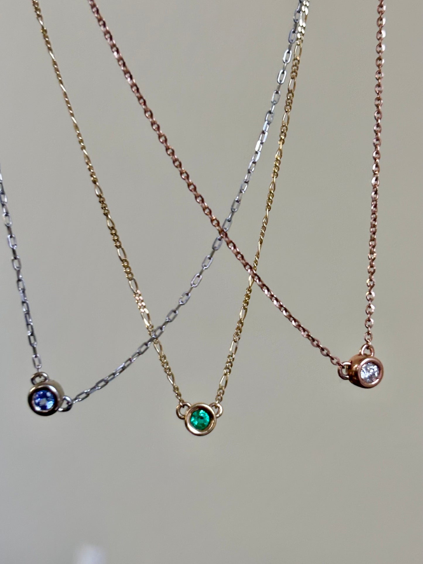 Collar Solitario Diamante
