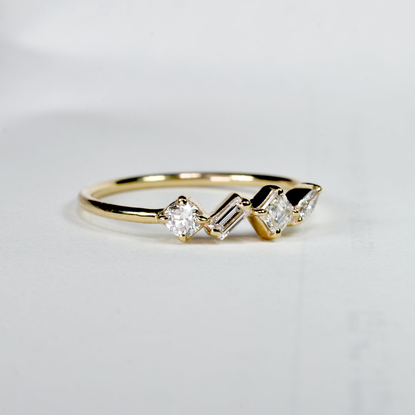 Anillo Campechano · Oro 14K