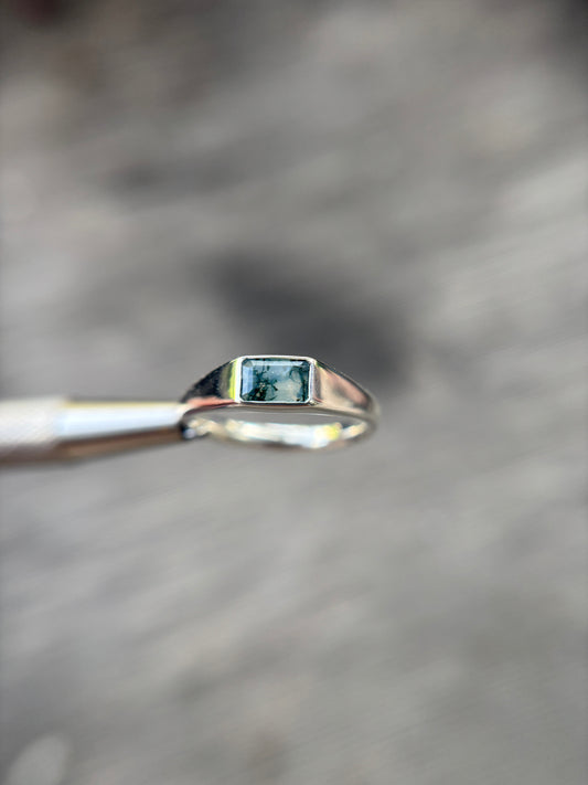 Anillo Musgo de Plata
