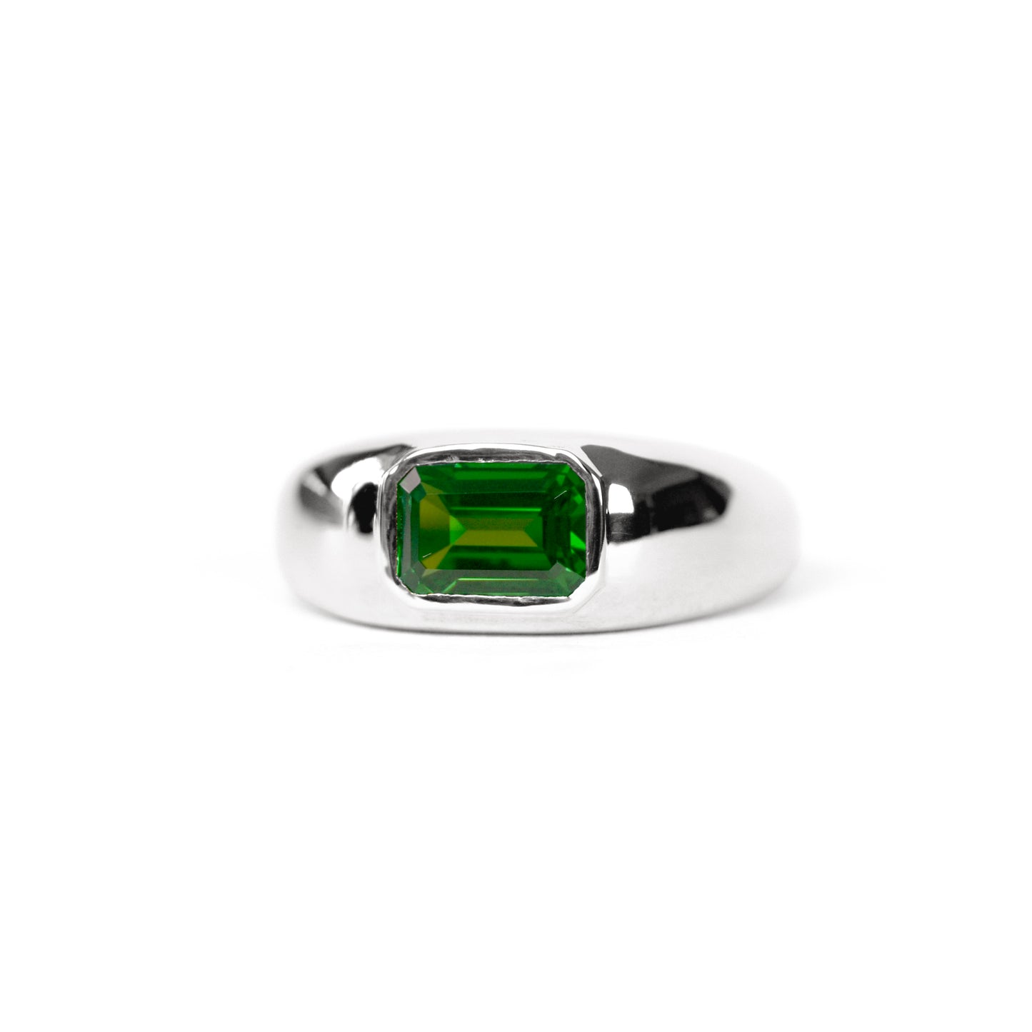 Anillo Chunky Esmeralda