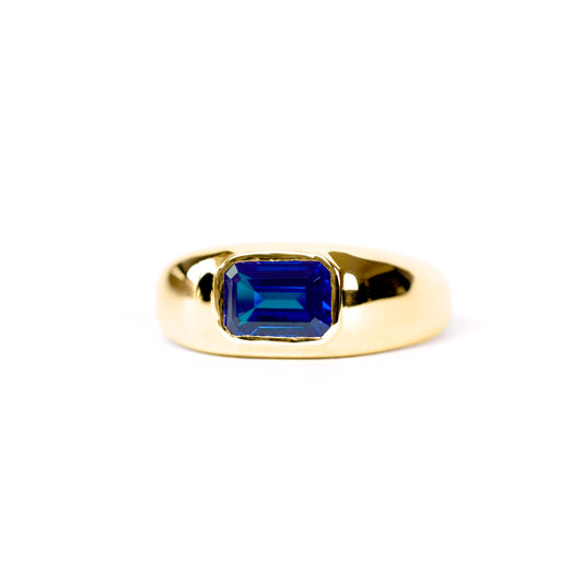 Anillo Chunky Zafiro