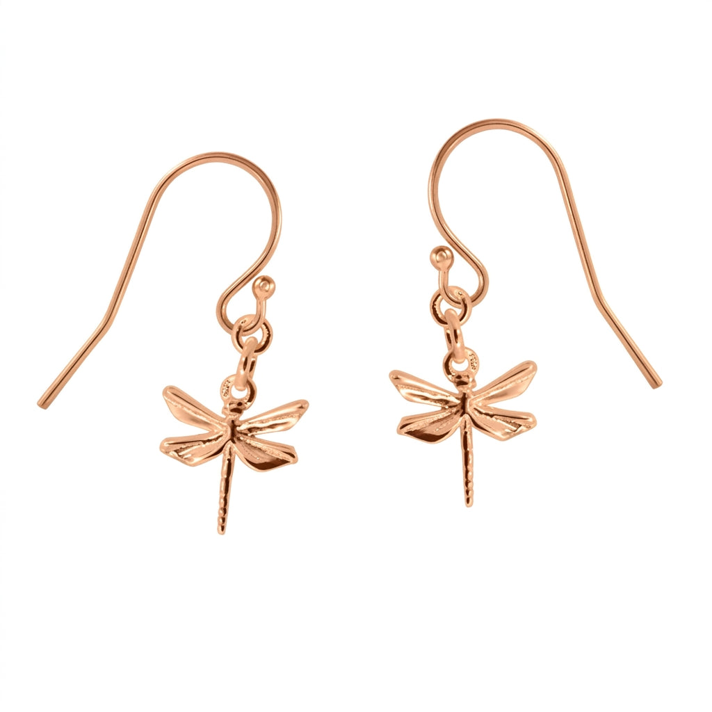 Aretes Libélula Origami Plata .925