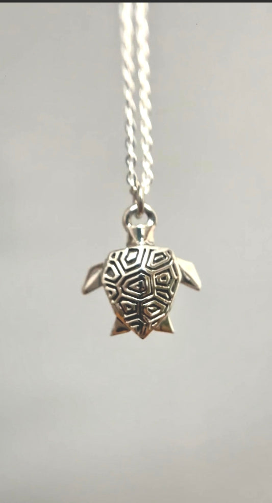 Collar Tortuga de Plata .925 | Nécora Joyería