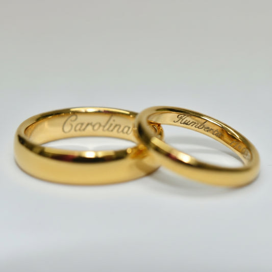 Argollas C & H (anticipo para empezar diseño personalizado)