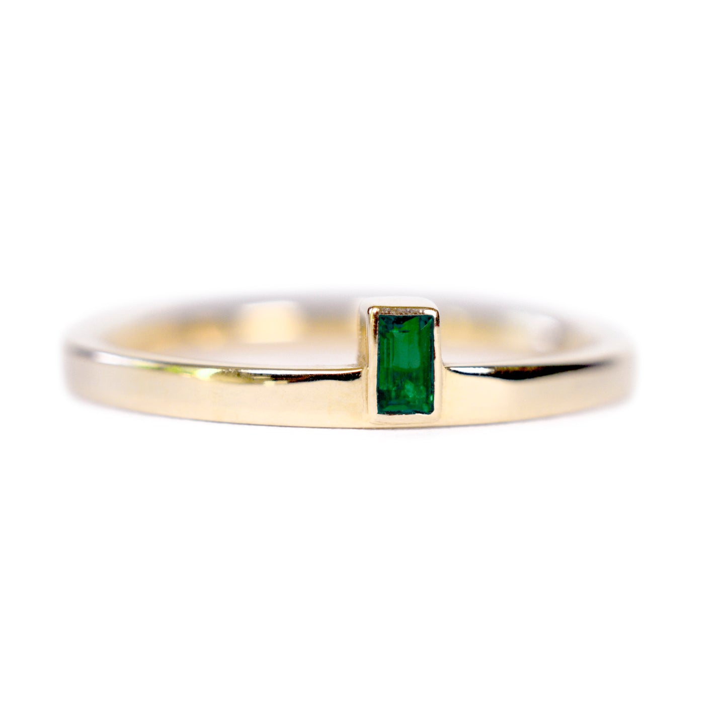 Anillo Esmeralda Baguette