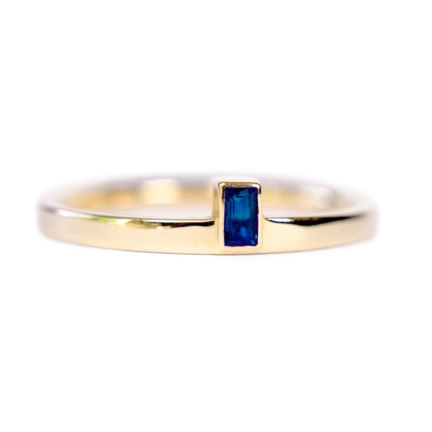 Anillo Zafiro Baguette