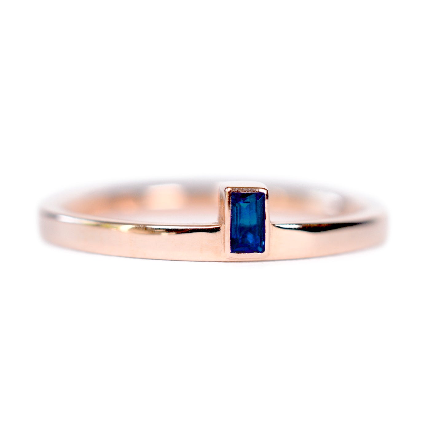 Anillo Zafiro Baguette
