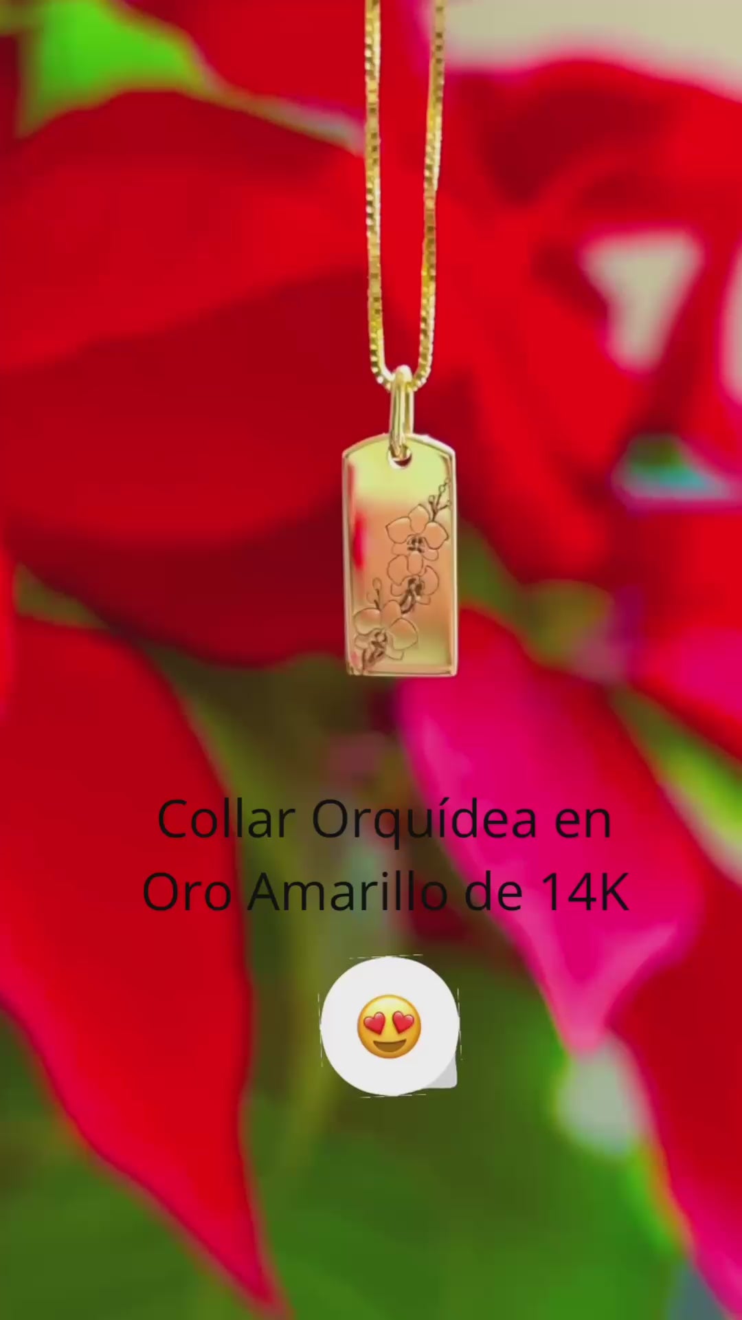 video collar orquídea
