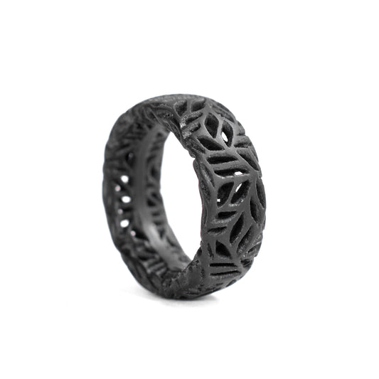 Anillo Textura Floral