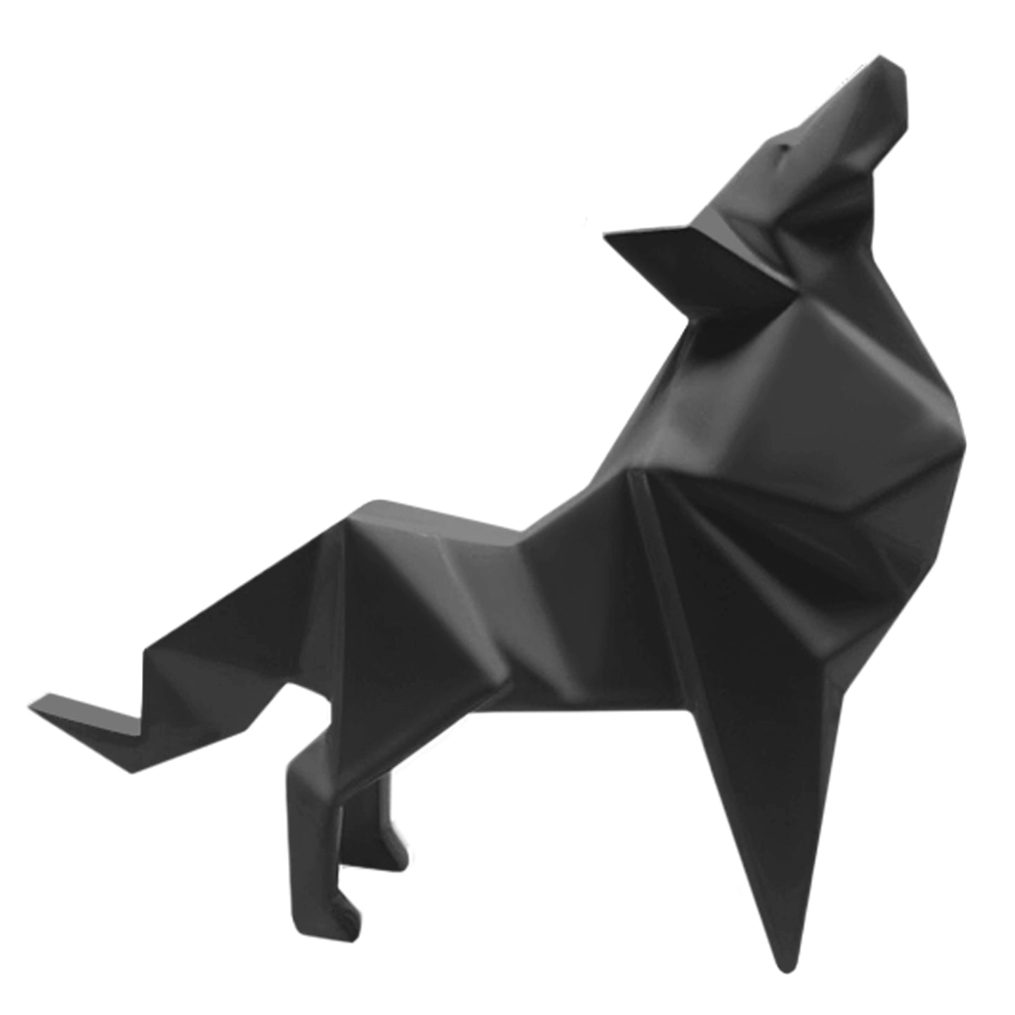 Lobo Origami Cerámica