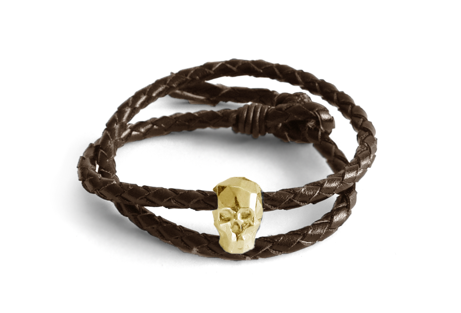Doble Pulsera Cráneo