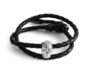 Doble Pulsera Cráneo