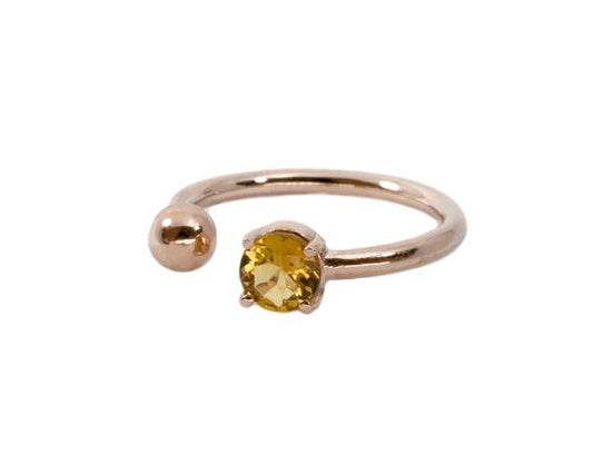 Anillo Citrino
