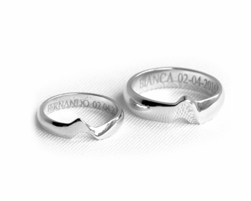 Argollas B & F (anticipo para empezar diseño personalizado)