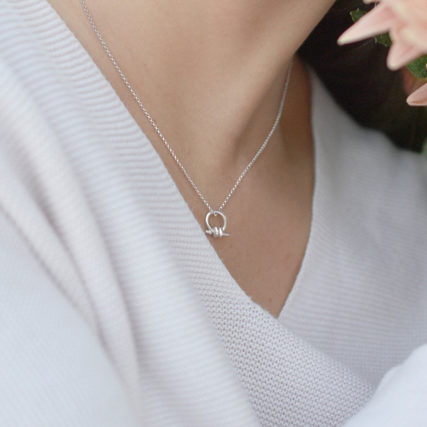 Collar Nudo Plata