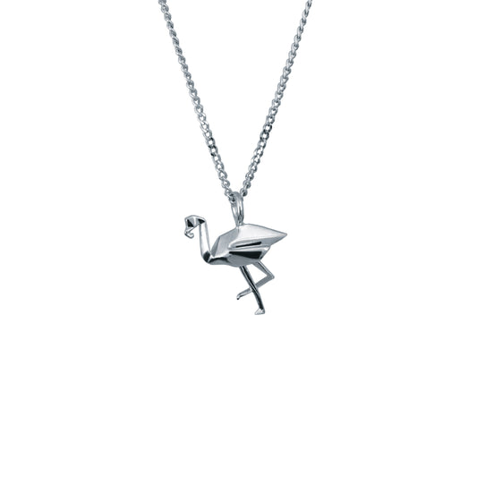 Collar Flamingo Plata 
