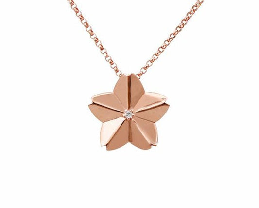 Dije Sakura Origami en oro
