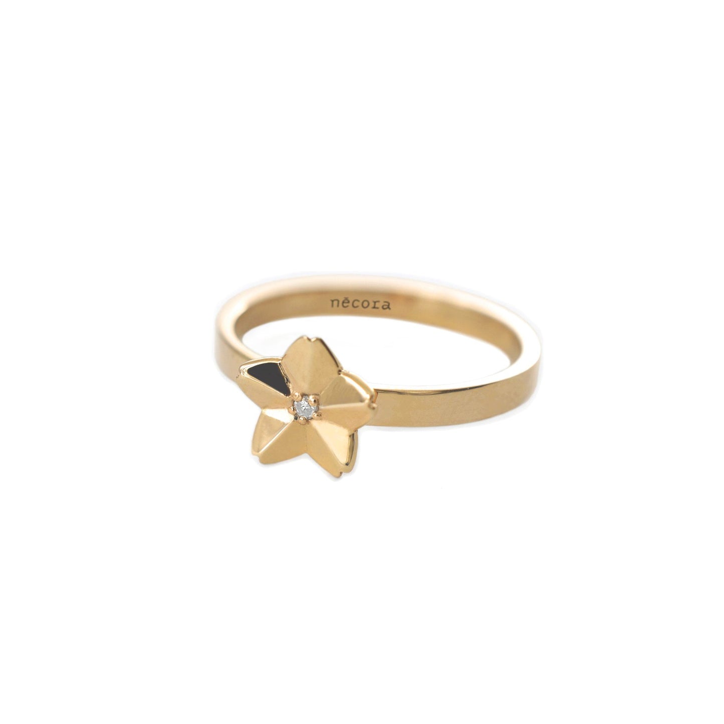 Anillo Sakura Origami  Oro 14K